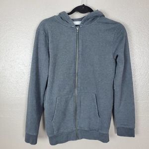 Treasure and Bond Gray Full Zip Hoodie Kid's XL